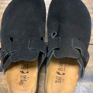 Black Birkenstock clogs size 36 (6). Good shape